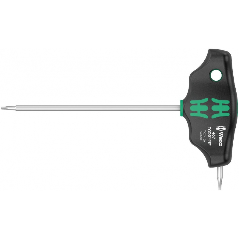 WERA 467 TORX® HF T-greep TX 45 x200mm WERA 467 TORX® HF T-greep TX 45 x200mm