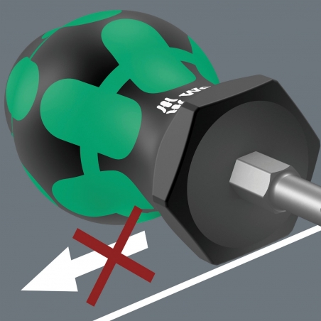 WERA 355 Stubby Pozidrive Kruiskop PZ 2 x25mm WERA 355 Stubby Pozidrive Kruiskop PZ 2 x25mm