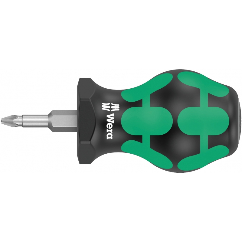 WERA 355 Stubby Pozidrive Kruiskop PZ 2 x25mm