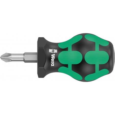 WERA 355 Stubby Pozidrive Kruiskop PZ 2 x25mm