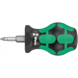 WERA 355 Stubby Pozidrive Kruiskop PZ 3 x25mm WERA 355 Stubby Pozidrive Kruiskop PZ 3 x25mm