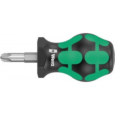 WERA 355 Stubby Pozidrive Kruiskop PZ 3 x25mm WERA 355 Stubby Pozidrive Kruiskop PZ 3 x25mm