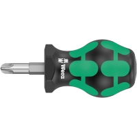 WERA 355 Stubby Pozidrive Kruiskop PZ 3 x25mm WERA 355 Stubby Pozidrive Kruiskop PZ 3 x25mm