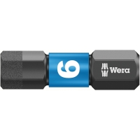 WERA zeskant(inbus) 6 mm impaktor 840/1 IMP DC IMPAKTOR hexa-Bit WERA zeskant(inbus) 6 mm impaktor 840/1 IMP DC IMPAKTOR hexa-Bit