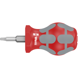 WERA Stubby set 3-Sleuf/Robertson(binnenvierkant)/Phillips