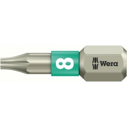WERA TORX® TX 8 RVS 3867/1 TS TX 8x25 WERA TORX® TX 8 RVS 3867/1 TS TX 8x25