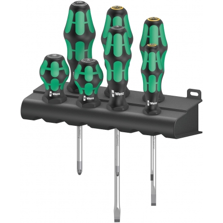 WERA 300/7 Mix 2 Stubby/Schroevendraaierset Kraftform Plus Lasertip WERA 300/7 Mix 2 Stubby/Schroevendraaierset Kraftform Plus Lasertip