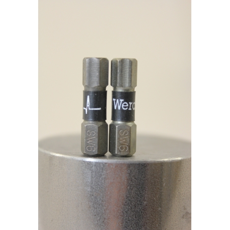 WERA zeskant(inbus) 6 mm impaktor 840/1 IMP DC IMPAKTOR hexa-Bit WERA zeskant(inbus) 6 mm impaktor 840/1 IMP DC IMPAKTOR hexa-Bit