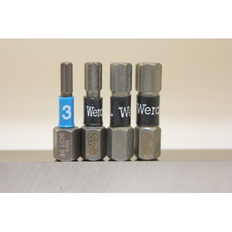 WERA zeskant(inbus) 6 mm impaktor 840/1 IMP DC IMPAKTOR hexa-Bit WERA zeskant(inbus) 6 mm impaktor 840/1 IMP DC IMPAKTOR hexa-Bit