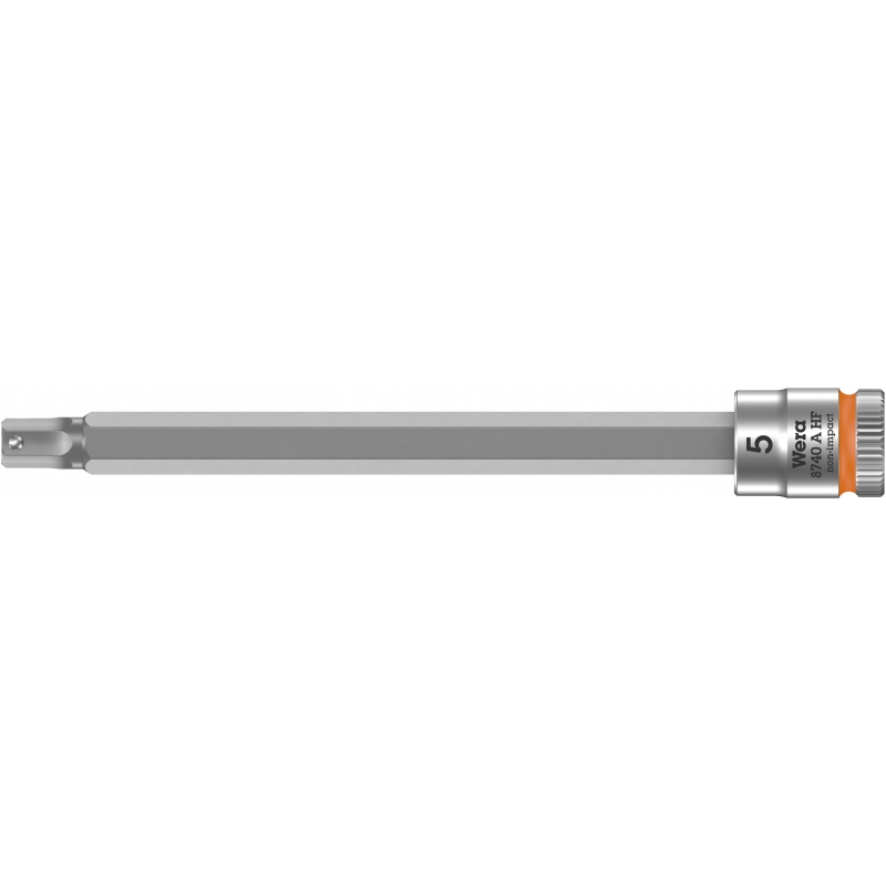 WERA 8740 A INBUS/BINNENZESKANT BIT-DOPPEN-SET LANG, MET VASTHOUDFUNCTIE 1/4"-AANDRIJVING WERA 8740 A INBUS/BINNENZESKANT BIT-DOPPEN-SET LANG, MET VASTHOUDFUNCTIE 1/4"-AANDRIJVING