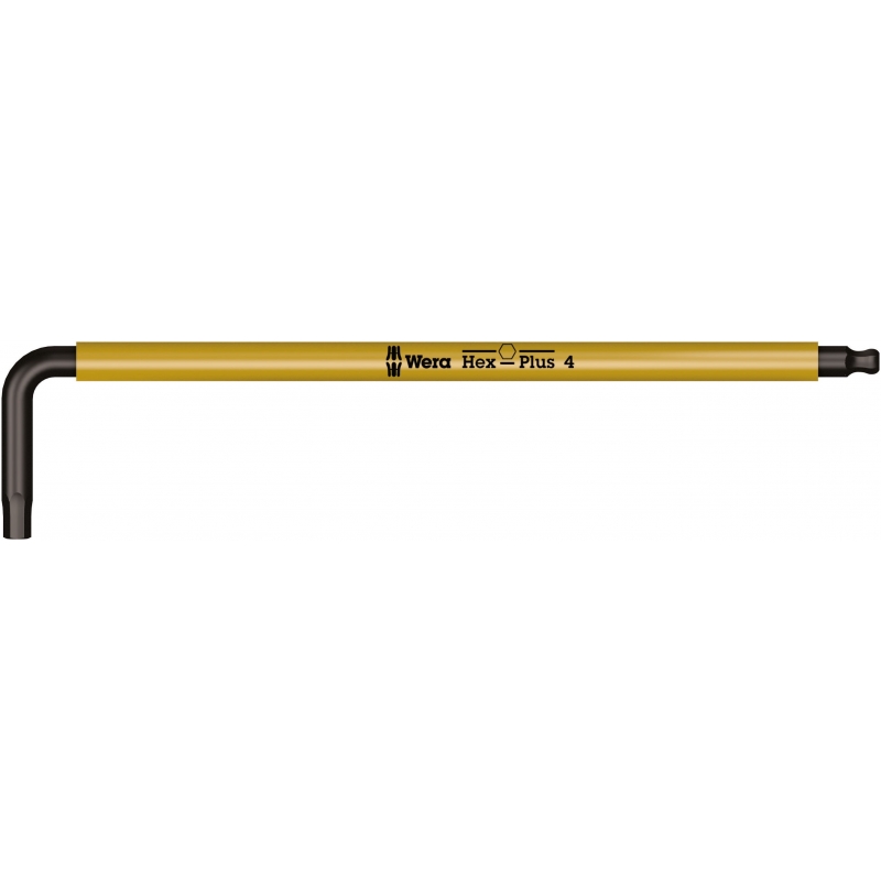 WERA inbussleutel 950 SPKL HF SW 4.0 mm Multicolour metrisch, BlackLaser