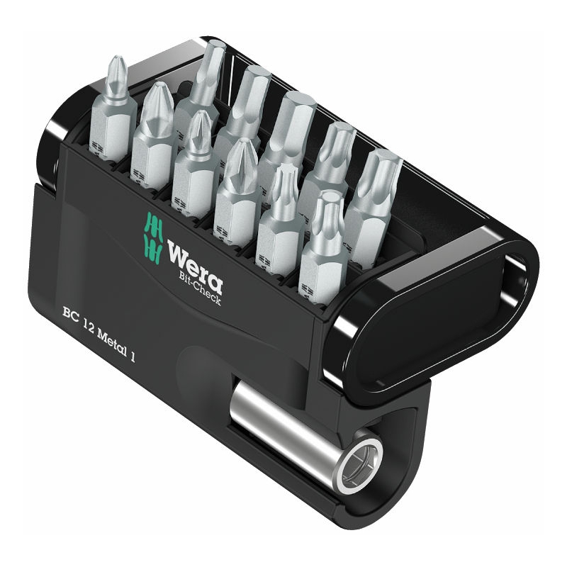 WERA Bit-Check BC 12 Metal 1, 11 bits hard - WeraGereedschap.nl