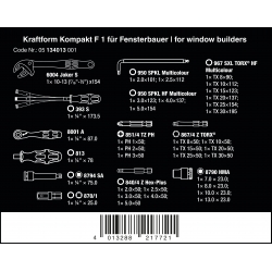 WERA Kraftform Kompakt F 1 Service - WeraGereedschap.nl