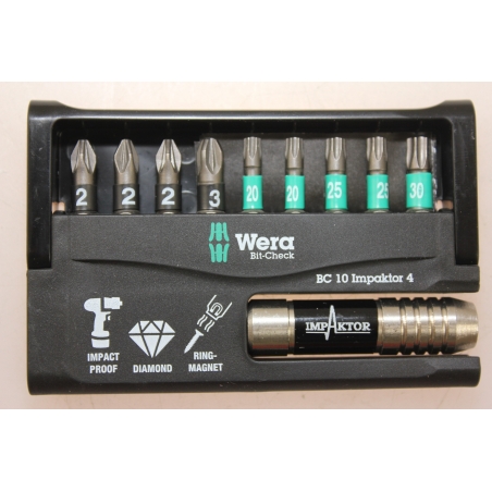 WERA Bit-Check BC 10 Impaktor 4 WERA Bit-Check BC 10 Impaktor 4