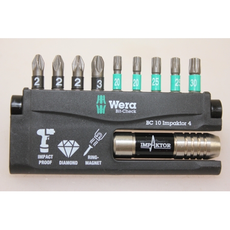 WERA Bit-Check BC 10 Impaktor 4 WERA Bit-Check BC 10 Impaktor 4