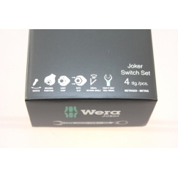 WERA Joker Switch Set 4-delig WERA Joker Switch Set 4-delig