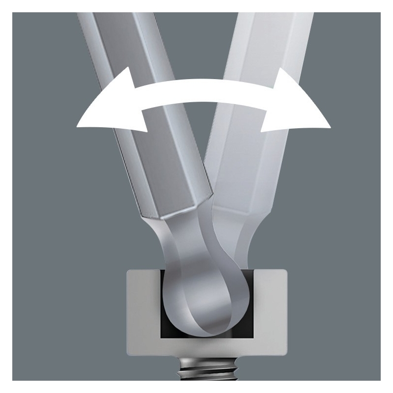 WERA Inbus-bits Kogelkop. 3.0 mm x89 mm. 842/4