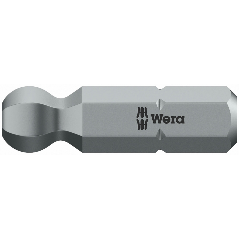WERA Inbus-bit/kling Kogelkop. 4.0 mm x25 mm. 842/4 - WeraGereedsch...