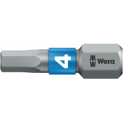 WERA inbus/hex/zeskant BiTorsion bit 840/1 BTZ / 3.0 X 25