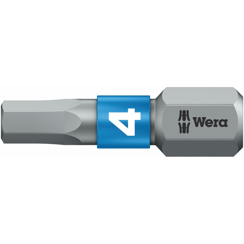 WERA inbus/hex/zeskant BiTorsion bit 840/1 BTZ / 4.0 X 25