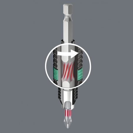WERA Philips PH 1 BiTorsion bit BTZ 851/1 / PH 1 X 25 Kruis-bit WERA Philips PH 1 BiTorsion bit BTZ 851/1 / PH 1 X 25 Kruis-bit