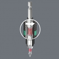 WERA Philips PH 1 BiTorsion bit BTZ 851/1 / PH 1 X 25 Kruis-bit WERA Philips PH 1 BiTorsion bit BTZ 851/1 / PH 1 X 25 Kruis-bit