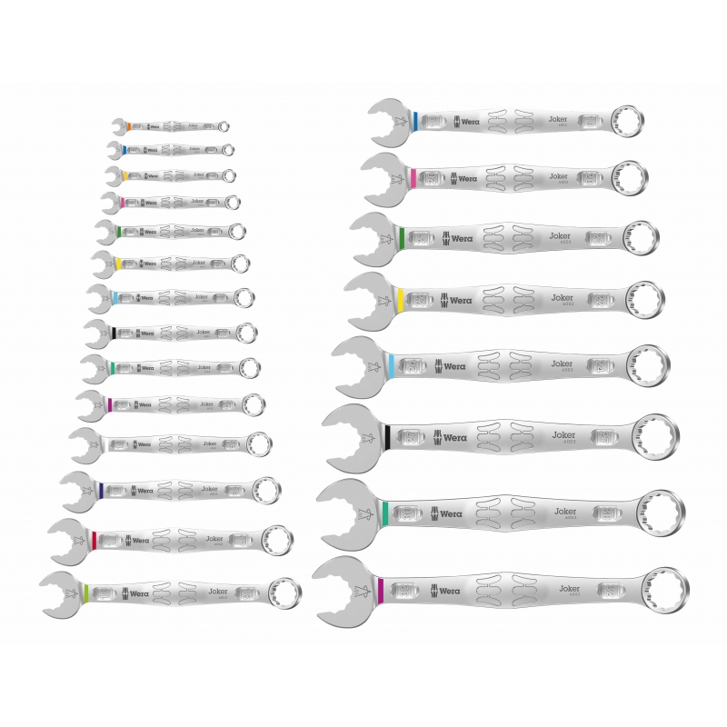 WERA 6003 Joker 22-delige Ringsteeksleutel Set 05 020232 001