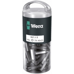 WERA TORX® TX 40 Z-bits 867/1 DIY 100 stuks 072452 4013288138569