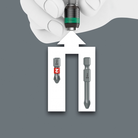 WERA T-Greep Rapidaptor bithouder WERA T-Greep Rapidaptor bithouder