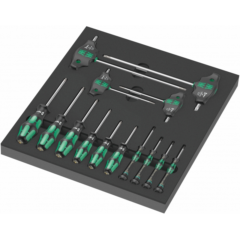 WERA 9712 Inlay met TORX schroevendraaiers 05 150103 001 4013288225283