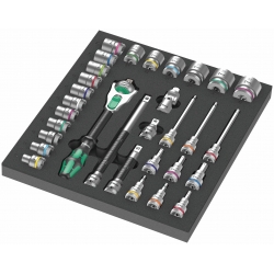 WERA 9720 Inlay Zyklop ratel 1/2" Set 105150120001  4013288225207 WERA 9720 Inlay Zyklop ratel 1/2" Set 105150120001  4013288225207