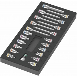 WERA 9720 Inlay Zyklop 3/8" bitdoppen Set 1 05150113001  4013288225313 WERA 9720 Inlay Zyklop 3/8" bitdoppen Set 1 05150113001  4013288225313