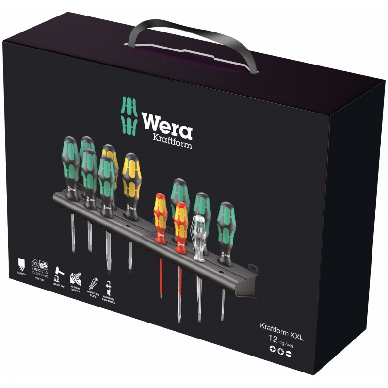 WERA Kraftform XXL1 schroevendraaierset 05 051010 001 4013288139092