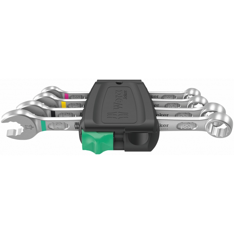WERA 4-delig joker steekringsleutelset in klem 020228 4013288225665