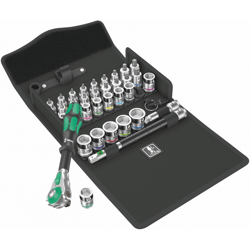 WERA All-in Zyklop Speed-ratelset 8100 SB 3/8"-aandrijving 003536 4013288225573