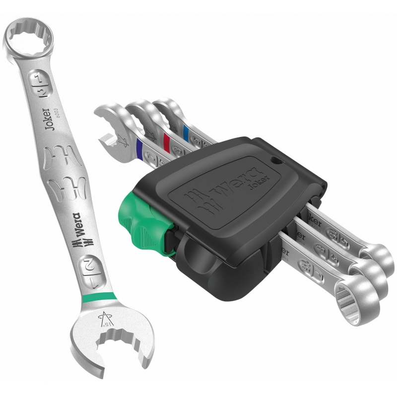 WERA 4-delig joker 6003 Ringsteeksleutelset in klem 020229 4013288225672 Imperial
