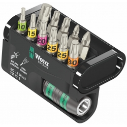 WERA Bit-Check 12 Wood TX HF 1 vasthoudfunctie 05057435 4013288226198