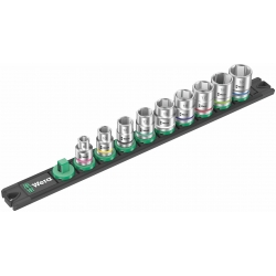 WERA MAGNEETSTRIP B 4 DOPPEN SET,  3/8"  05005430001 4013288223234