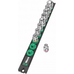 WERA MAGNEETSTRIP B 4 DOPPEN SET,  3/8"  05005430001 4013288223234