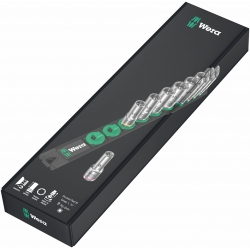 WERA Magneetstrip B, 9-delig lange doppen 3/8"  05005440001 4013288223241
