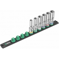 WERA Magneetstrip C, 6-delig lange doppen 1/2"  05005470001 4013288223272 WERA Magneetstrip C, 6-delig lange doppen 1/2"  05005470001 4013288223272