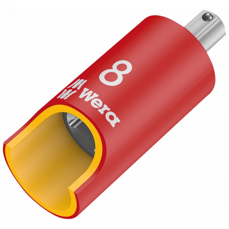 WERA Inbus VDE Bitdop  6.0 x 55 mm-3/8"-aandrijving 05004902001 4313288210159 WERA Inbus VDE Bitdop  6.0 x 55 mm-3/8"-aandrijving 05004902001 4313288210159