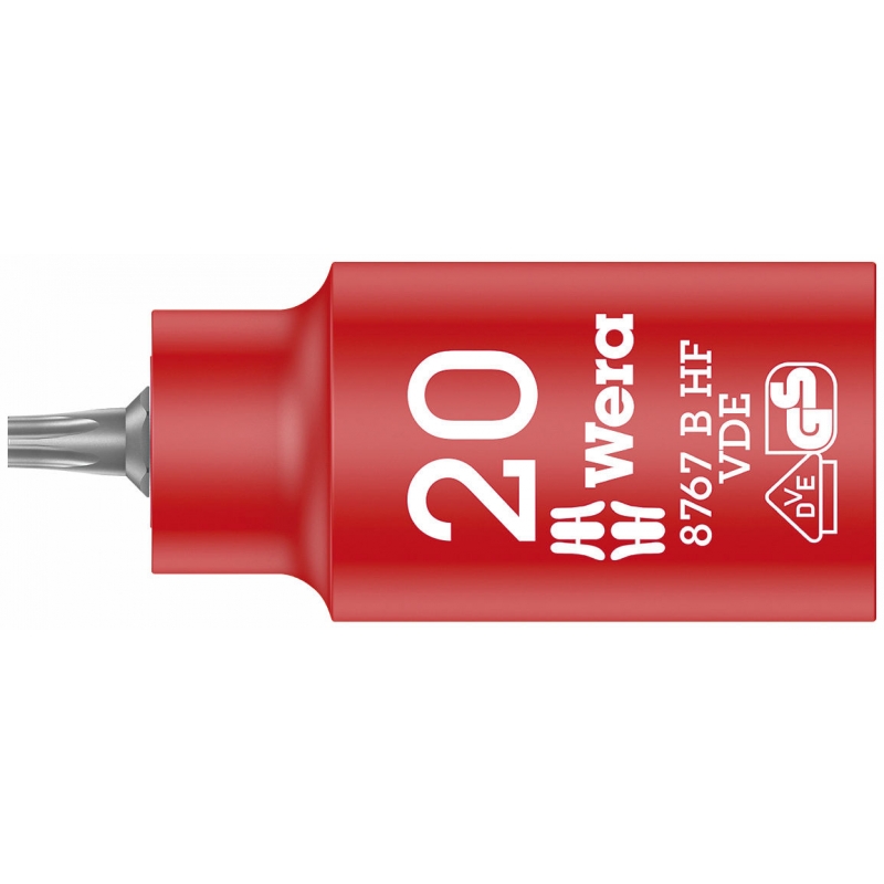 WERA HF TORX® VDE Bitdop  TX 20 x 55 mm-3/8"-aandrijving 05 004920 001 4013288210173