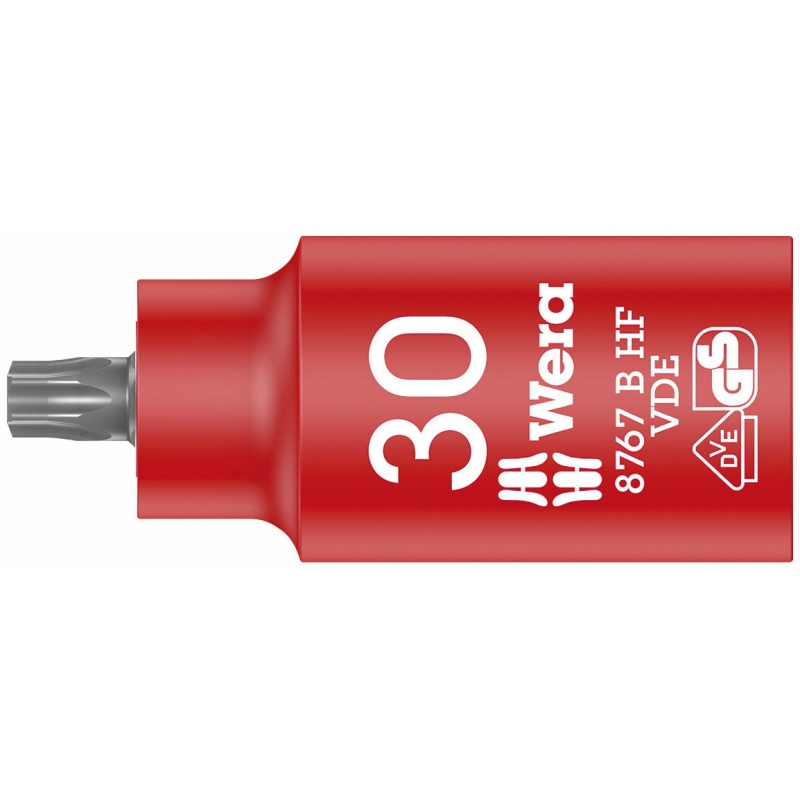 WERA HF TORX® VDE Bitdop  TX 30 x 55 mm-3/8"-aandrijving 05 004923 001 4013288210203