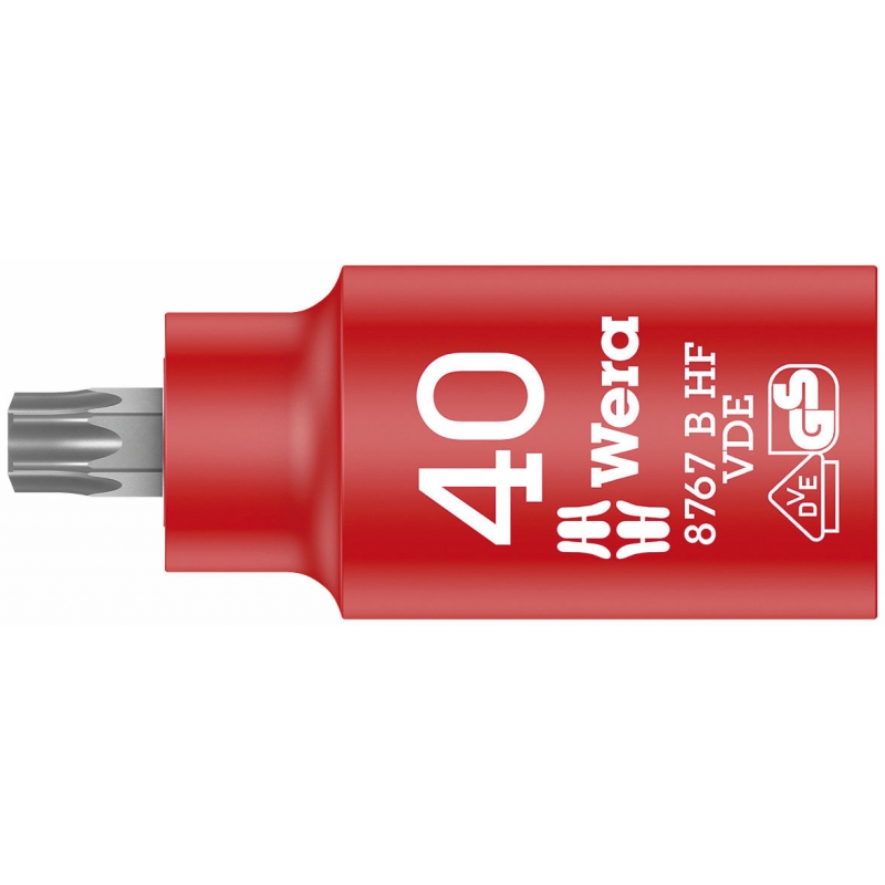WERA HF TORX® VDE Bitdop  TX 40 x 55 mm-3/8"-aandrijving 05 004924 001 4013288210210