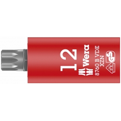 WERA XZN Veeltand VDE Bitdop M8 x 59 mm-3/8"-aandrijving 05 004940 001 4013288211453 WERA XZN Veeltand VDE Bitdop M8 x 59 mm-3/8"-aandrijving 05 004940 001 4013288211453