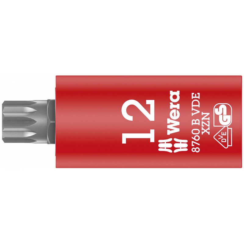 WERA XZN Veeltand VDE Bitdop M8 x 59 mm-3/8"-aandrijving 05 004940 001 4013288211453 WERA XZN Veeltand VDE Bitdop M8 x 59 mm-3/8"-aandrijving 05 004940 001 4013288211453