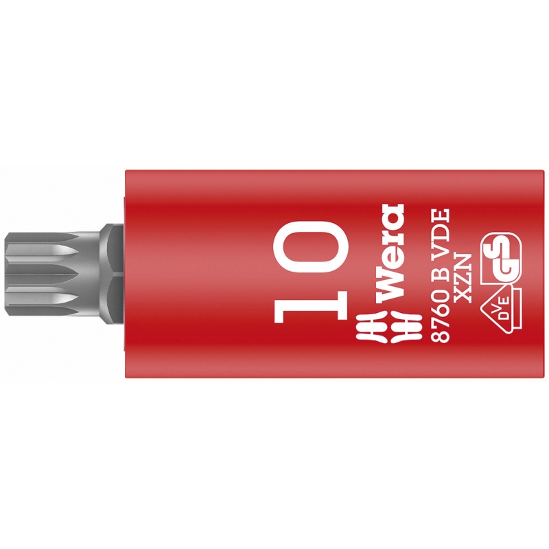 WERA XZN Veeltand VDE Bitdop M10 x 59 mm-3/8"-aandrijving 05 004941 001 4013288211460