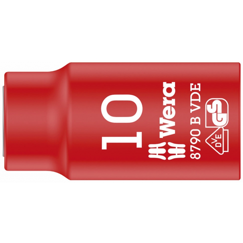 WERA VDE Dop 10.0 x 46.0 mm-3/8"-aandrijving 05004954001 4013288192974