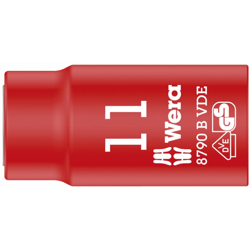 WERA VDE Dop 11.0 x 46.0 mm-3/8"-aandrijving 05004955001 4013288192981
